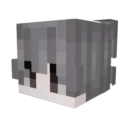 yrihch Minecraft avatar head, 3D render