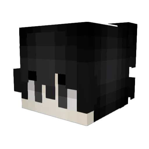 yrnl Minecraft avatar head, 3D render