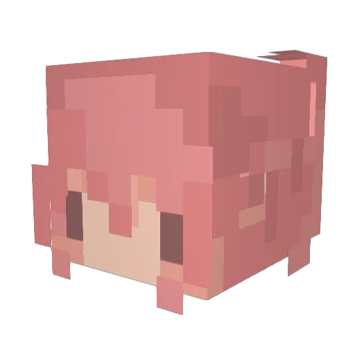 yrovi8 Minecraft avatar head, 3D render