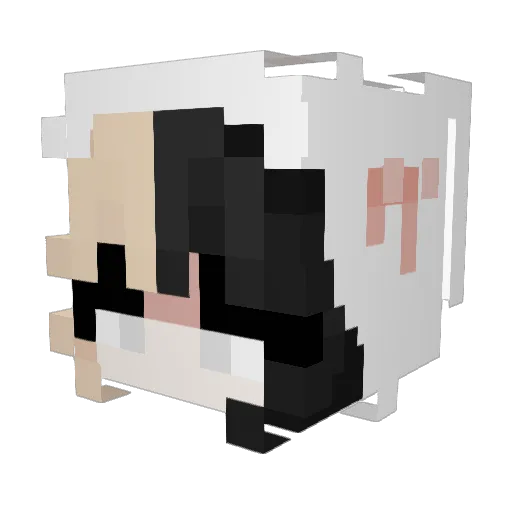 yrxu Minecraft avatar head, 3D render