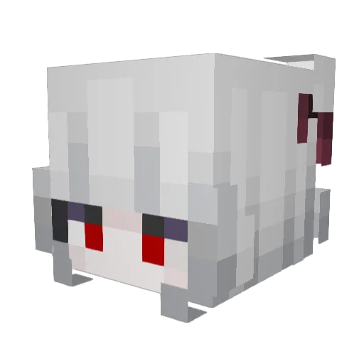 ys3h Minecraft avatar head, 3D render