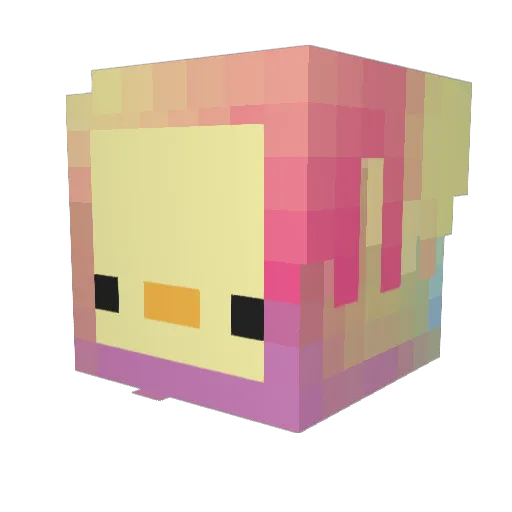 ys_innit Minecraft avatar head, 3D render