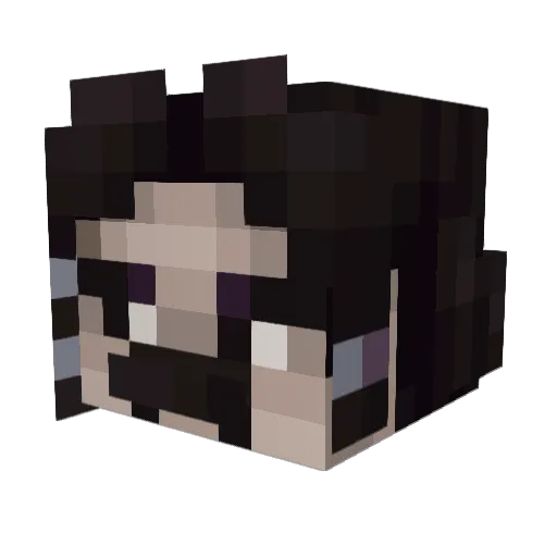 ysach_ Minecraft avatar head, 3D render