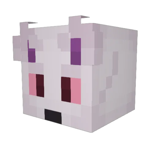 ysatiy_ Minecraft avatar head, 3D render