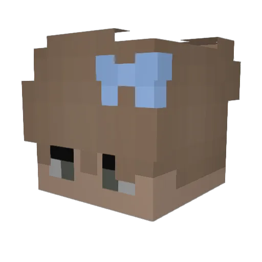 ysco Minecraft avatar head, 3D render