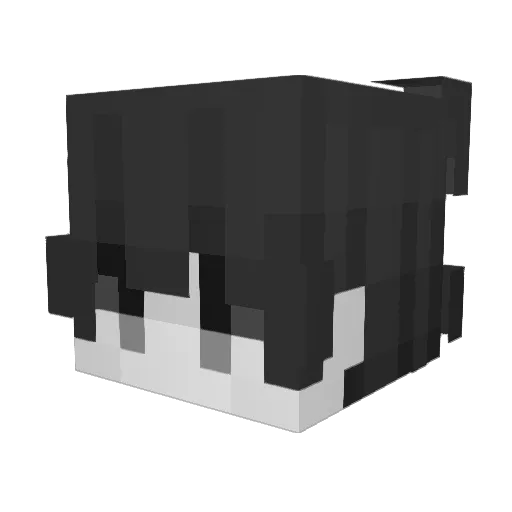ysgo Minecraft avatar head, 3D render