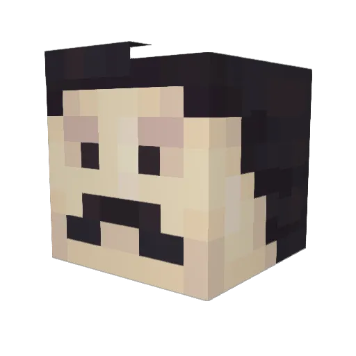 ysiisme92 Minecraft avatar head, 3D render