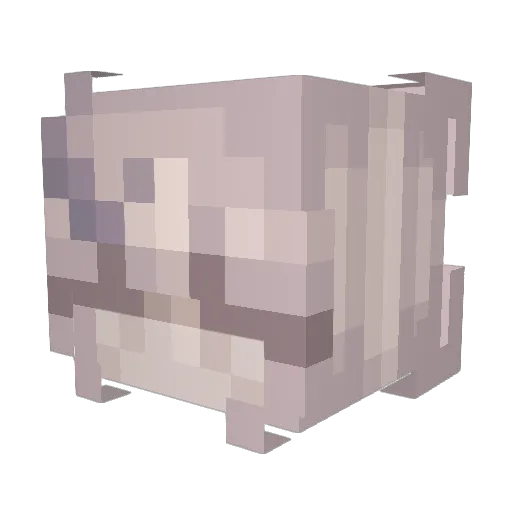 ysjsyh Minecraft avatar head, 3D render