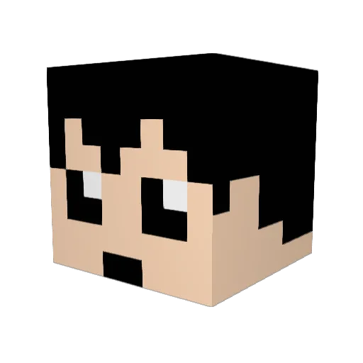 ysk0627 Minecraft avatar head, 3D render