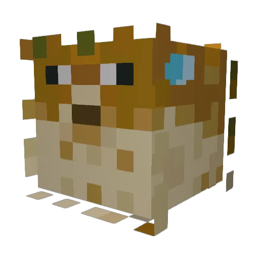 ysmmmmm Minecraft avatar head, 3D render