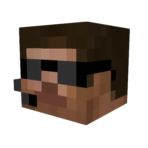 yssk6176 Minecraft avatar head, 3D render