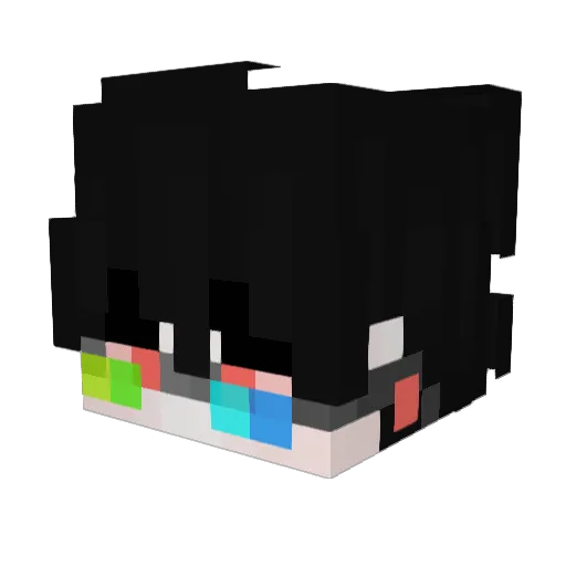 ysuk_ Minecraft avatar head, 3D render