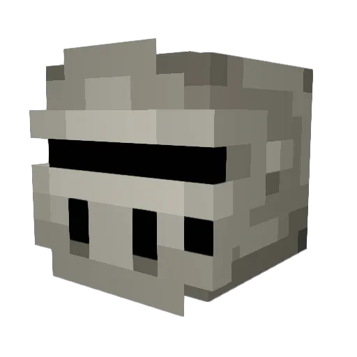ytHUNTR Minecraft avatar head, 3D render