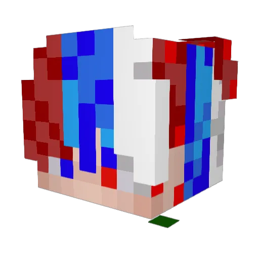 yto4ka_227 Minecraft avatar head, 3D render