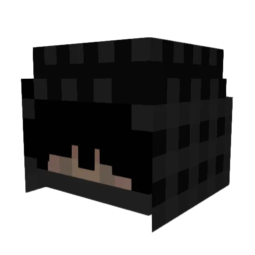 ytpackgod Minecraft avatar head, 3D render