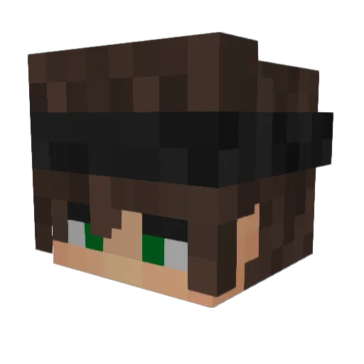 ytsingo Minecraft avatar head, 3D render