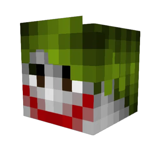 ytsjsj Minecraft avatar head, 3D render