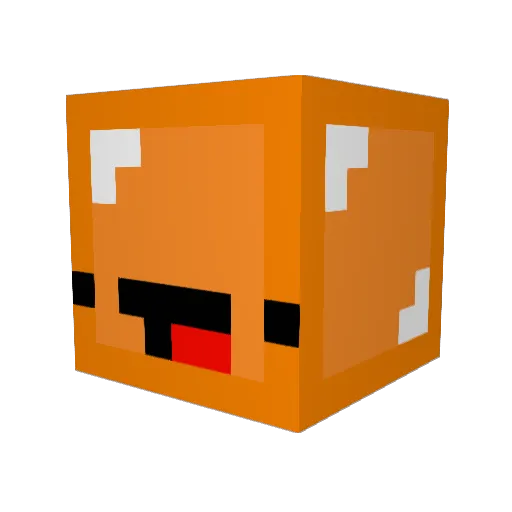 yu0628 Minecraft avatar head, 3D render