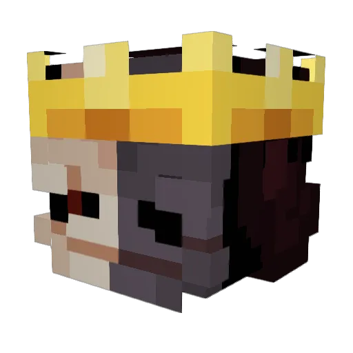 yuK1nOoo Minecraft avatar head, 3D render