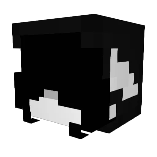 yuKE002 Minecraft avatar head, 3D render