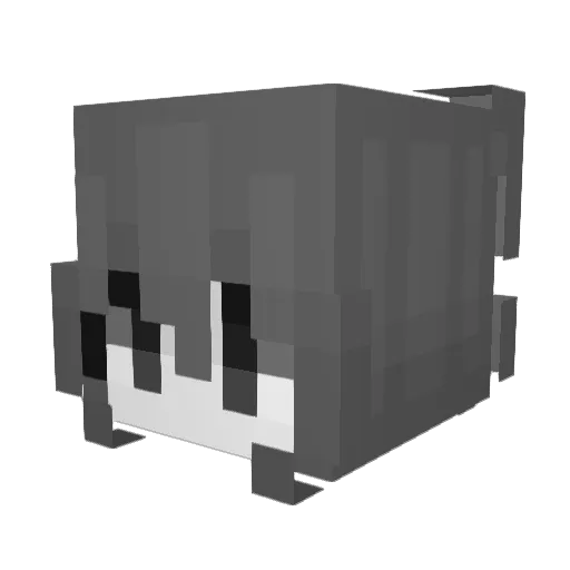 yuan0221 Minecraft avatar head, 3D render
