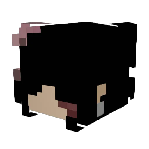 yuban93 Minecraft avatar head, 3D render