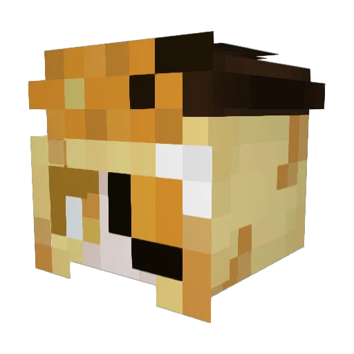 yubin_9921 Minecraft avatar head, 3D render