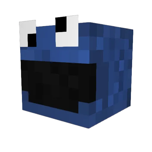 yuccocco Minecraft avatar head, 3D render