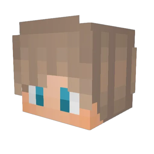 yuchan0718 Minecraft avatar head, 3D render