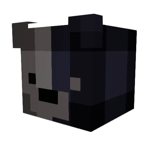 yuckmanny Minecraft avatar head, 3D render