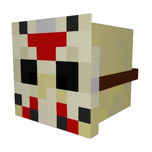 yue_8915 Minecraft avatar head, 3D render