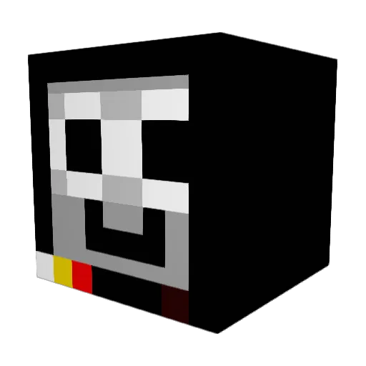 yugamiyuuki Minecraft avatar head, 3D render