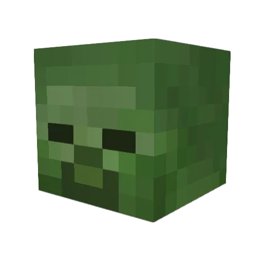 yugitokt Minecraft avatar head, 3D render