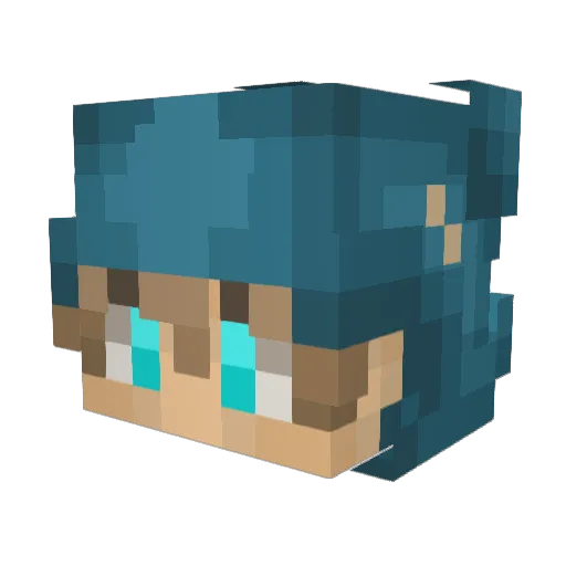 yugo1833 Minecraft avatar head, 3D render