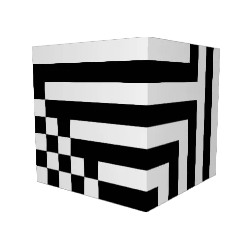 yuh3 Minecraft avatar head, 3D render