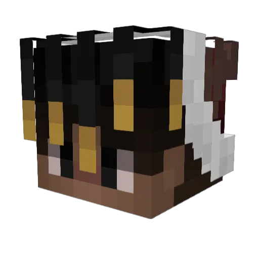 yuhTheKidd Minecraft avatar head, 3D render