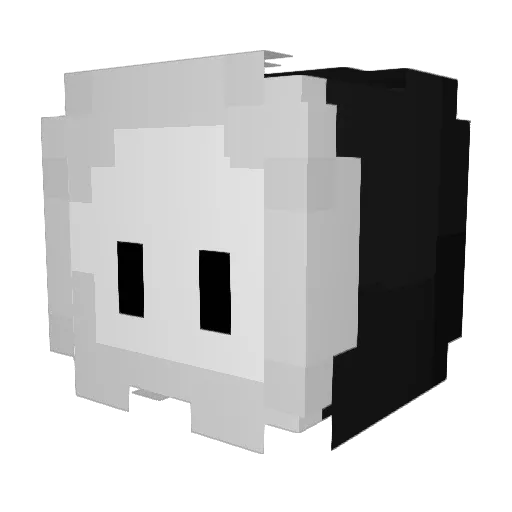 yuhan915 Minecraft avatar head, 3D render