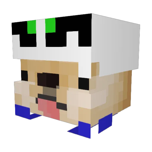 yuharam__1 Minecraft avatar head, 3D render