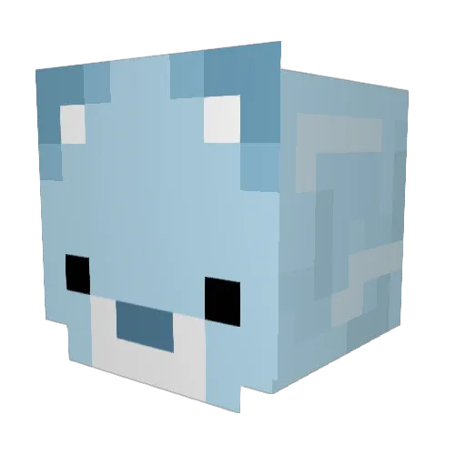yuhhx Minecraft avatar head, 3D render