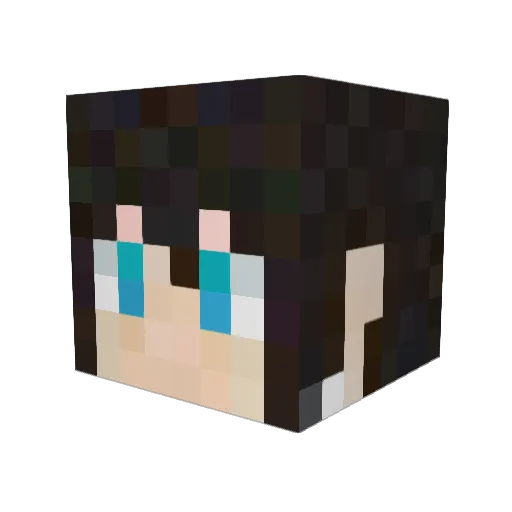 yui0314 Minecraft avatar head, 3D render