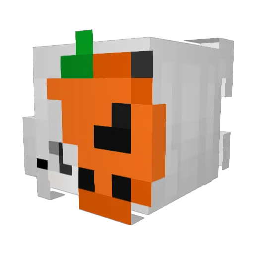 yui_aiko Minecraft avatar head, 3D render