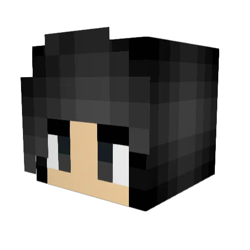 yuichan1370 Minecraft avatar head, 3D render
