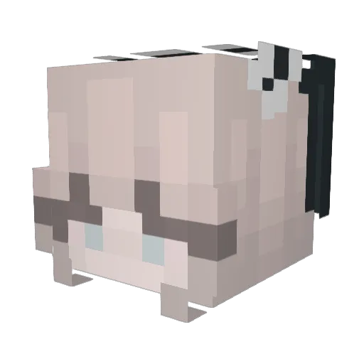 yuioh08 Minecraft avatar head, 3D render