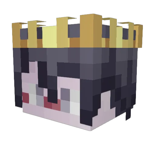yukapirama Minecraft avatar head, 3D render