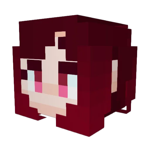 Minecraft-Avatar von yuki1250: Kopf als 3D-Render
