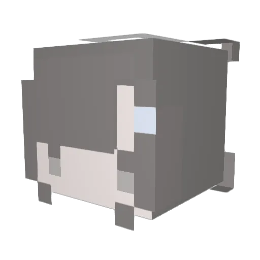 yuki303tw Minecraft avatar head, 3D render