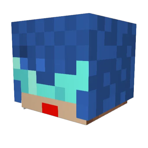 yuki5737 Minecraft avatar head, 3D render