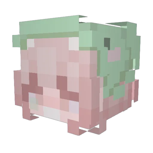 yuki_0425 Minecraft avatar head, 3D render
