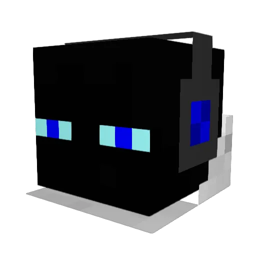 yukido Minecraft avatar head, 3D render