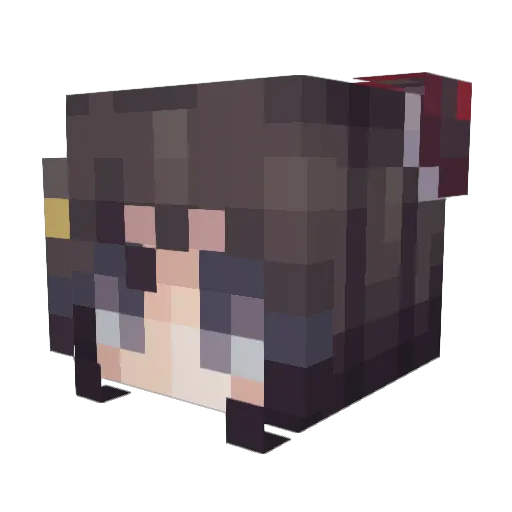 yukisetsuna0808 Minecraft avatar head, 3D render